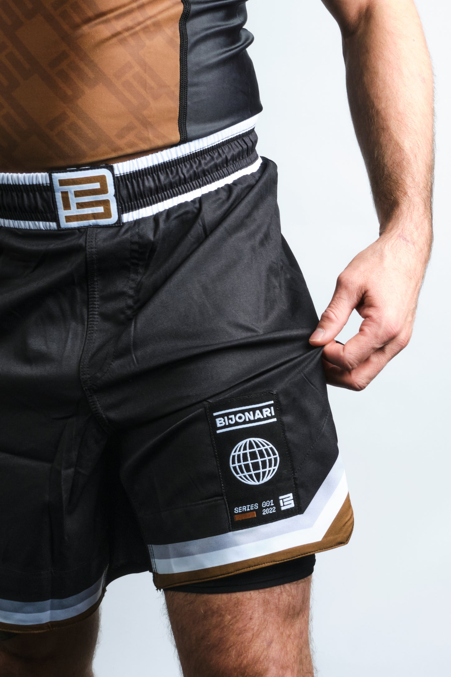 STRIVE COMP Ranked Shorts Brown