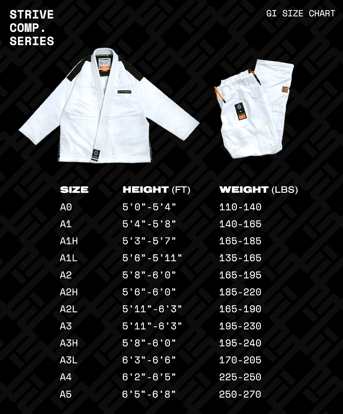 STRIVE COMP Kimono White