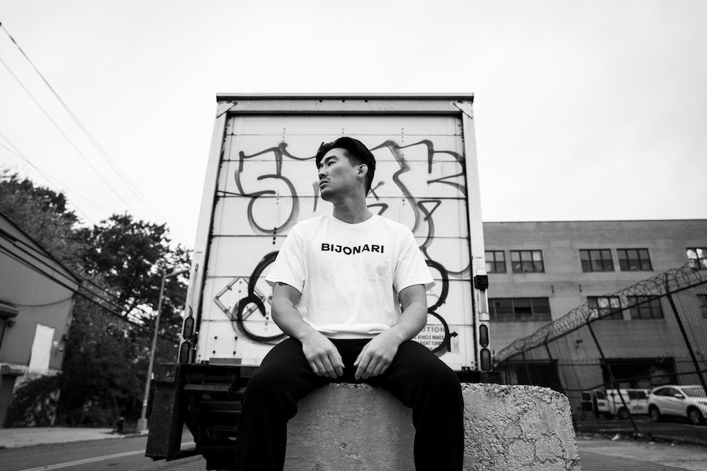 Bijonari White Strive Short Sleeve Tee